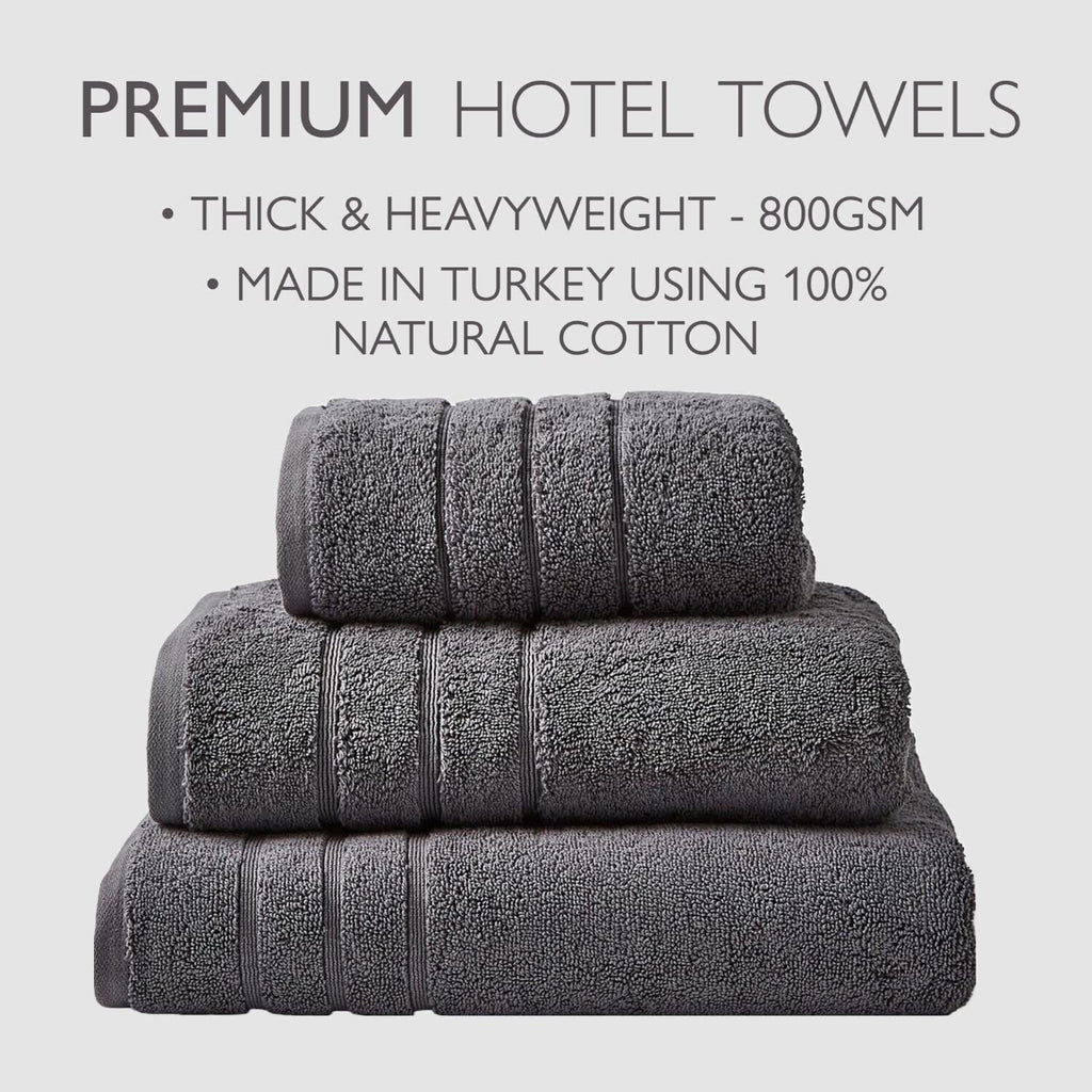 Hotel Premium Hand Bath Towels Sheet Heavyweight 800Gsm Luxury Soft Thick Towel