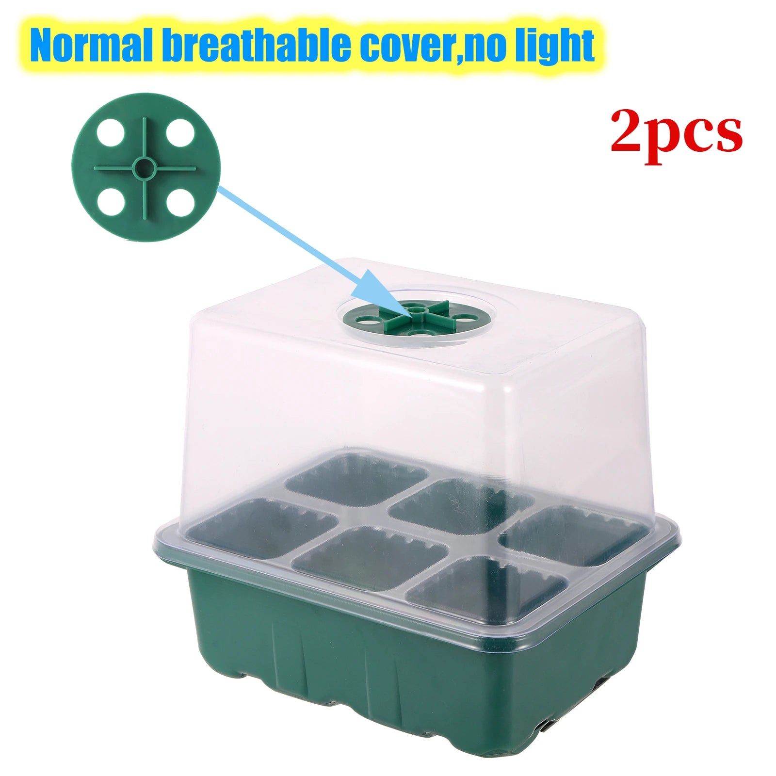 Grow Light for Seed Starter,Greenhouse Germination Led Plant Light,Suitable for Seeding Starter Kit with Dome for Plants Tools