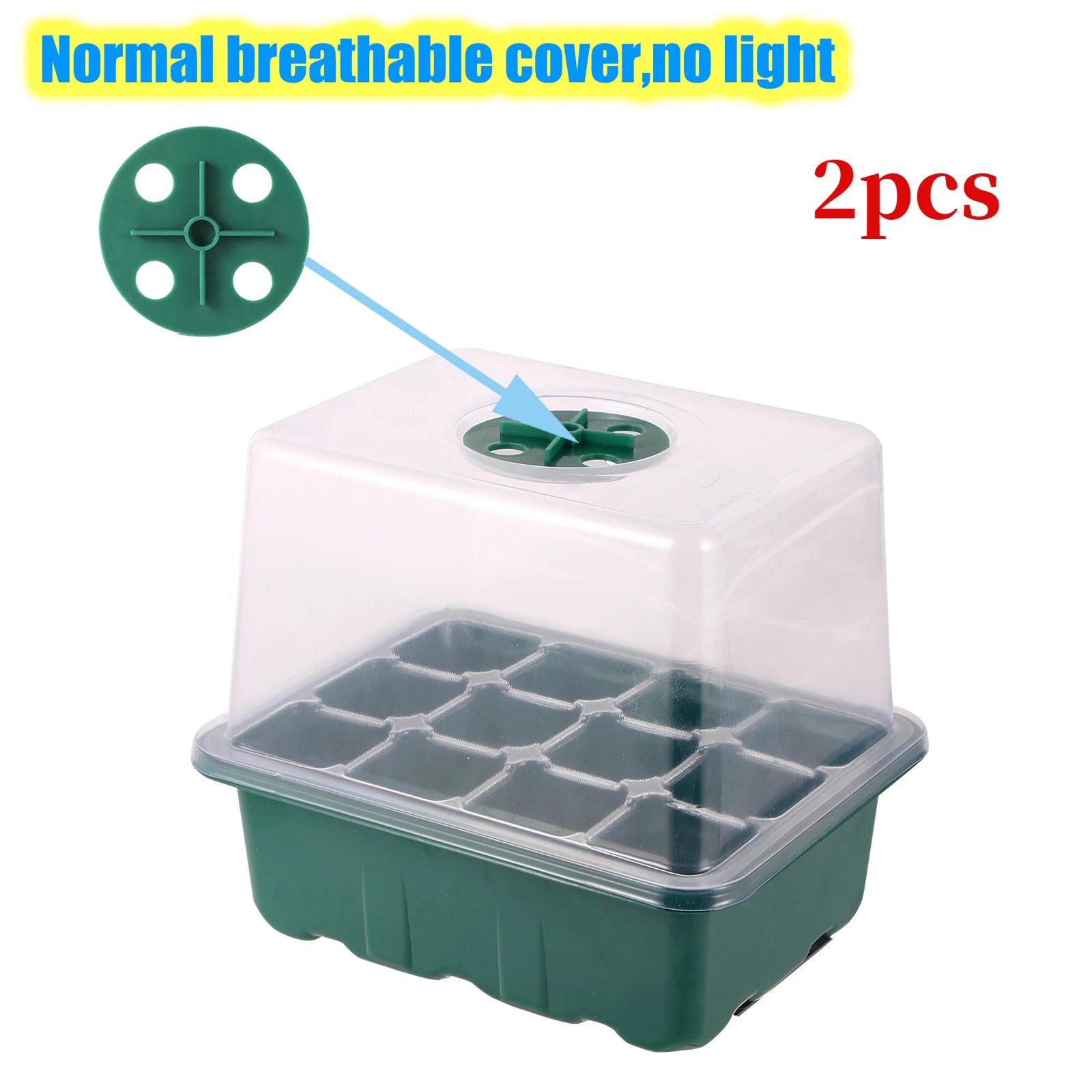 Grow Light for Seed Starter,Greenhouse Germination Led Plant Light,Suitable for Seeding Starter Kit with Dome for Plants Tools