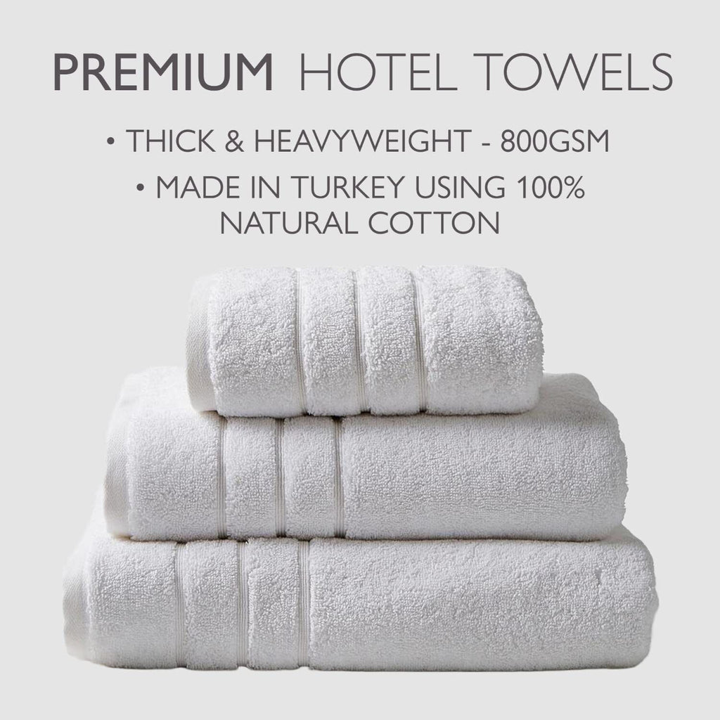 Hotel Premium Hand Bath Towels Sheet Heavyweight 800Gsm Luxury Soft Thick Towel