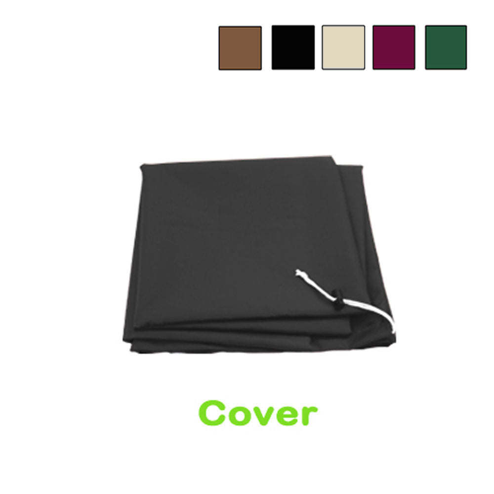 2X3M Garden Parasol Patio Sun Shade Aluminium Crank Tilt Umbrella Cover Base